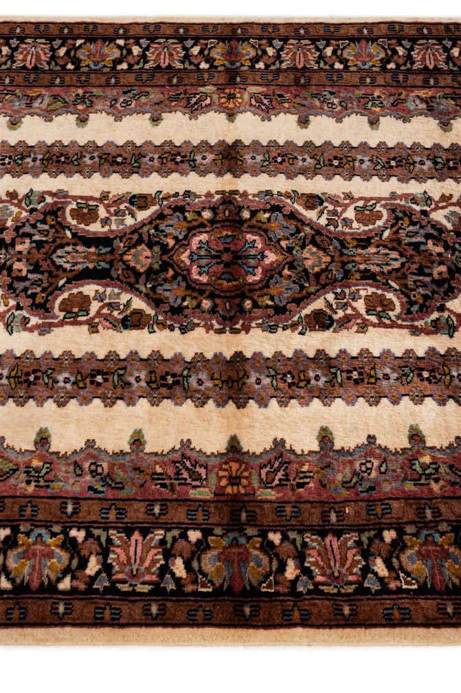 3' 4 x 5' Hand Knotted Kashmir Oriental Wool Rug
