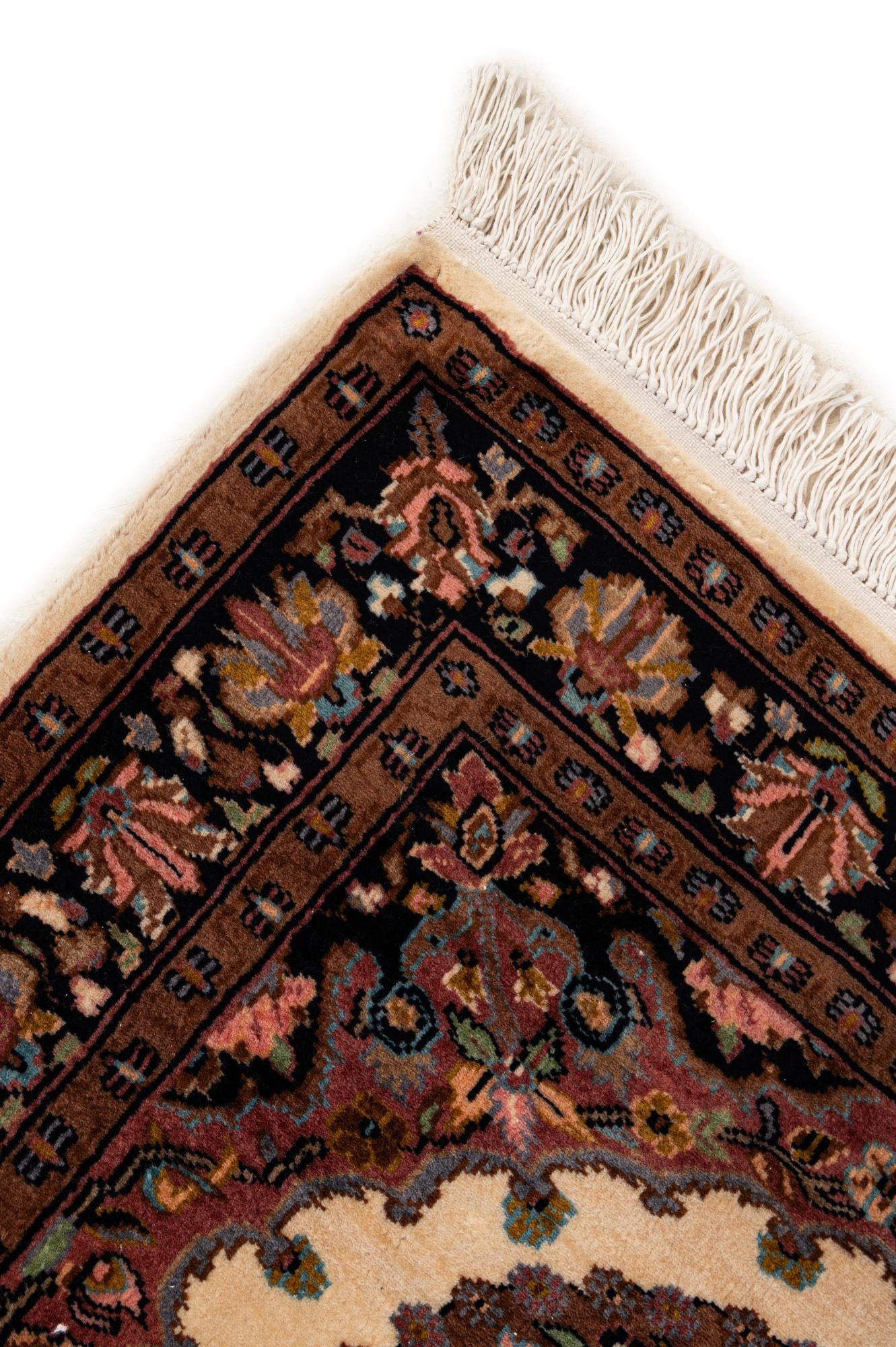 3' 4 x 5' Hand Knotted Kashmir Oriental Wool Rug
