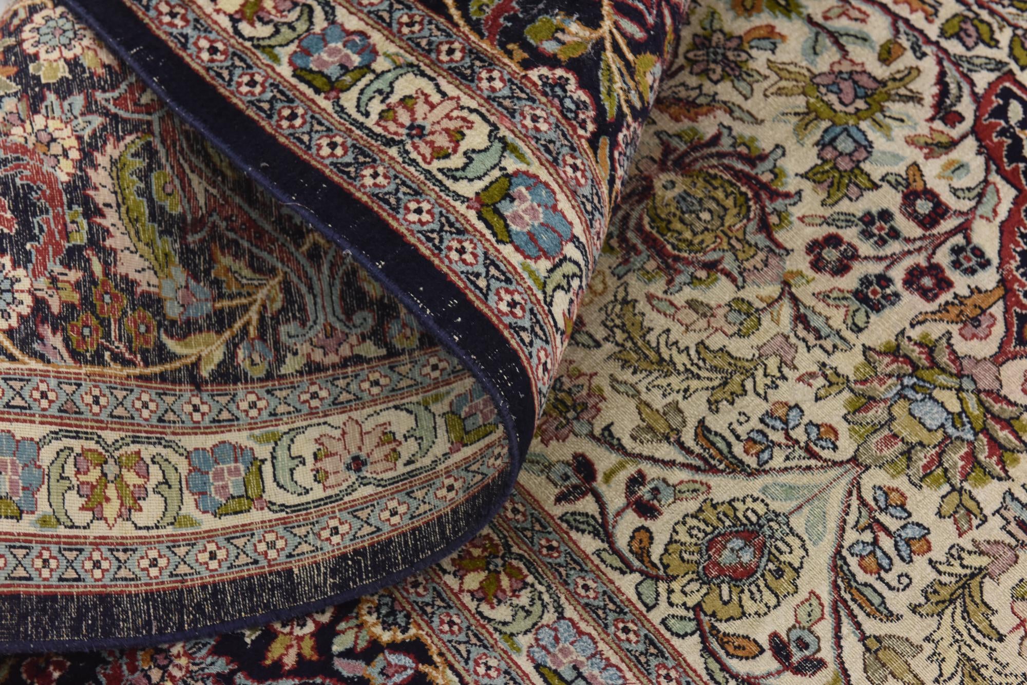 8' 10 x 12' 6 Hand Knotted Kashmir Oriental Wool Rug