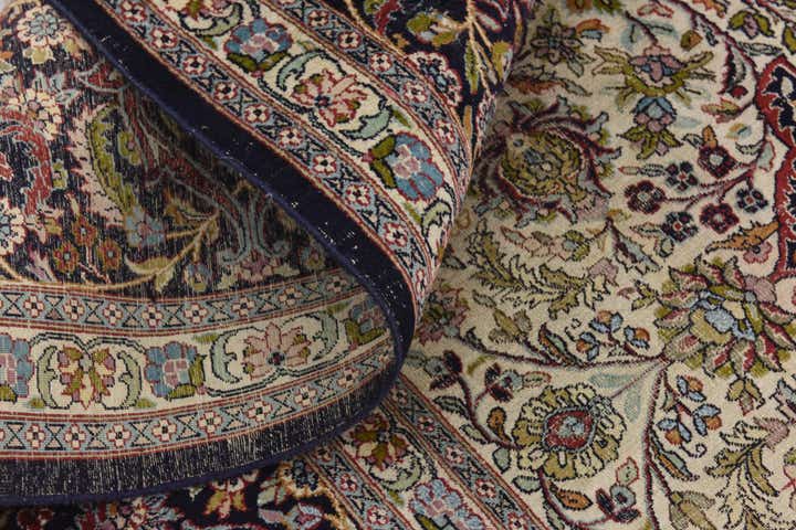 8' 10 x 12' 6 Hand Knotted Kashmir Oriental Wool Rug