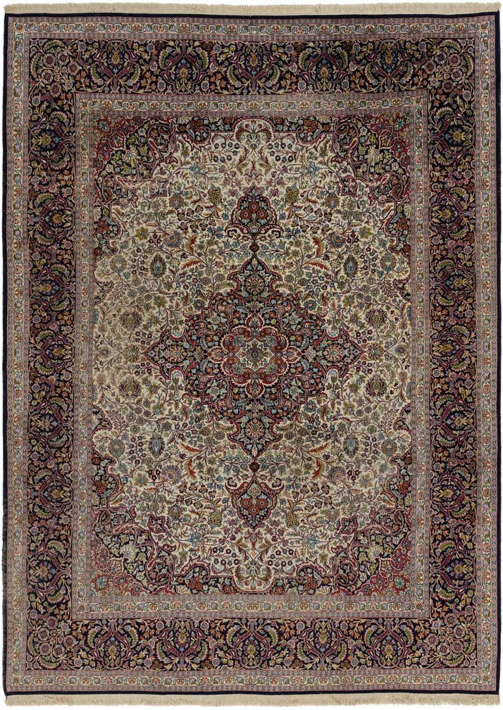 8' 10 x 12' 6 Hand Knotted Kashmir Oriental Wool Rug