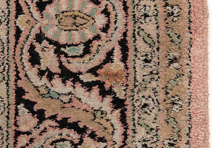 4' 1 x 6' 2 Hand Knotted Kashmir Wool Rug