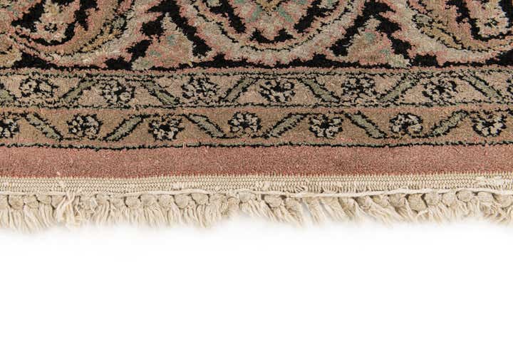 4' 1 x 6' 2 Hand Knotted Kashmir Wool Rug