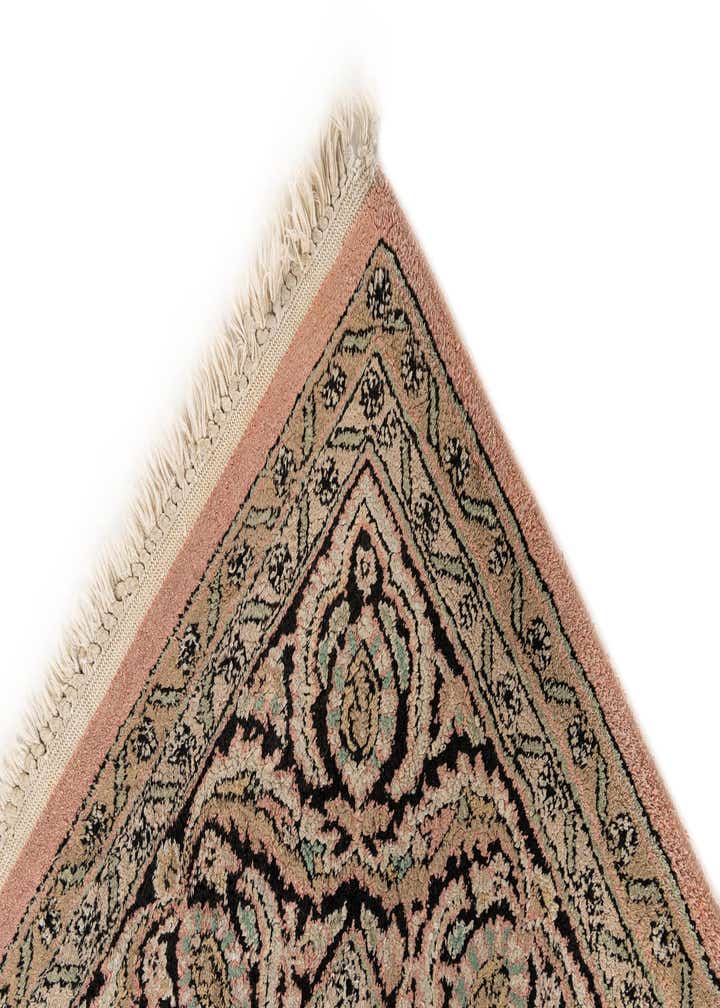 4' 1 x 6' 2 Hand Knotted Kashmir Wool Rug