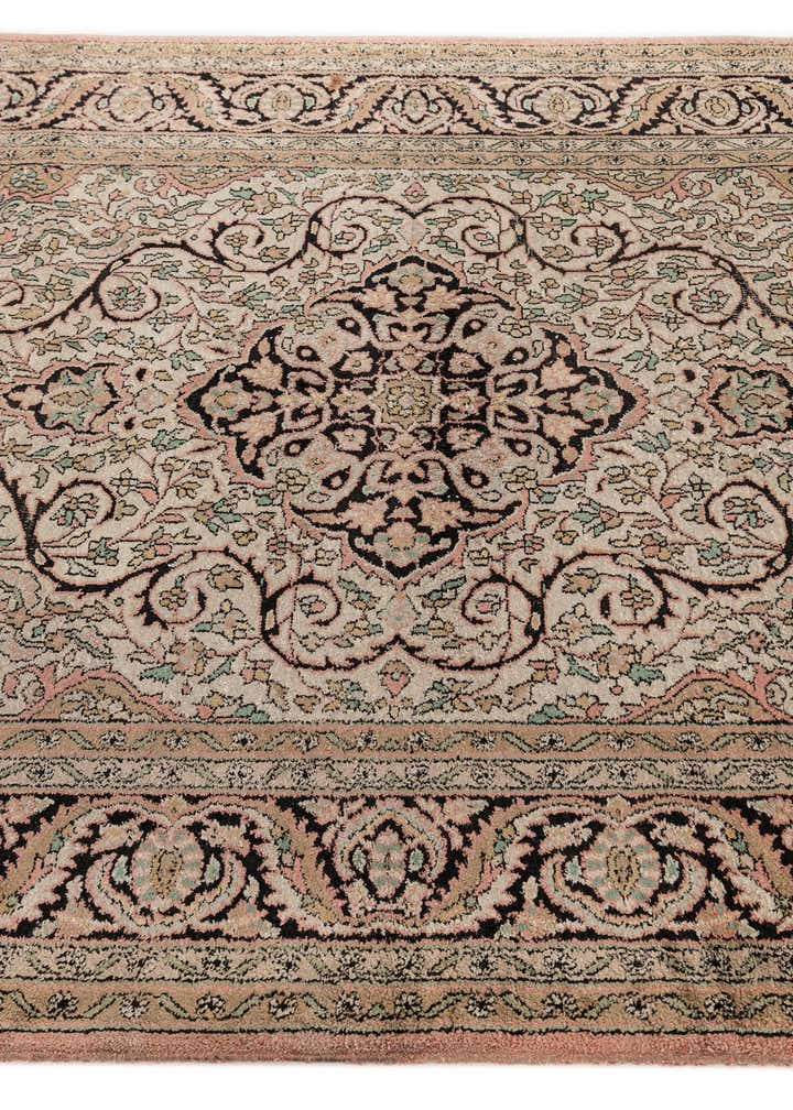 4' 1 x 6' 2 Hand Knotted Kashmir Wool Rug