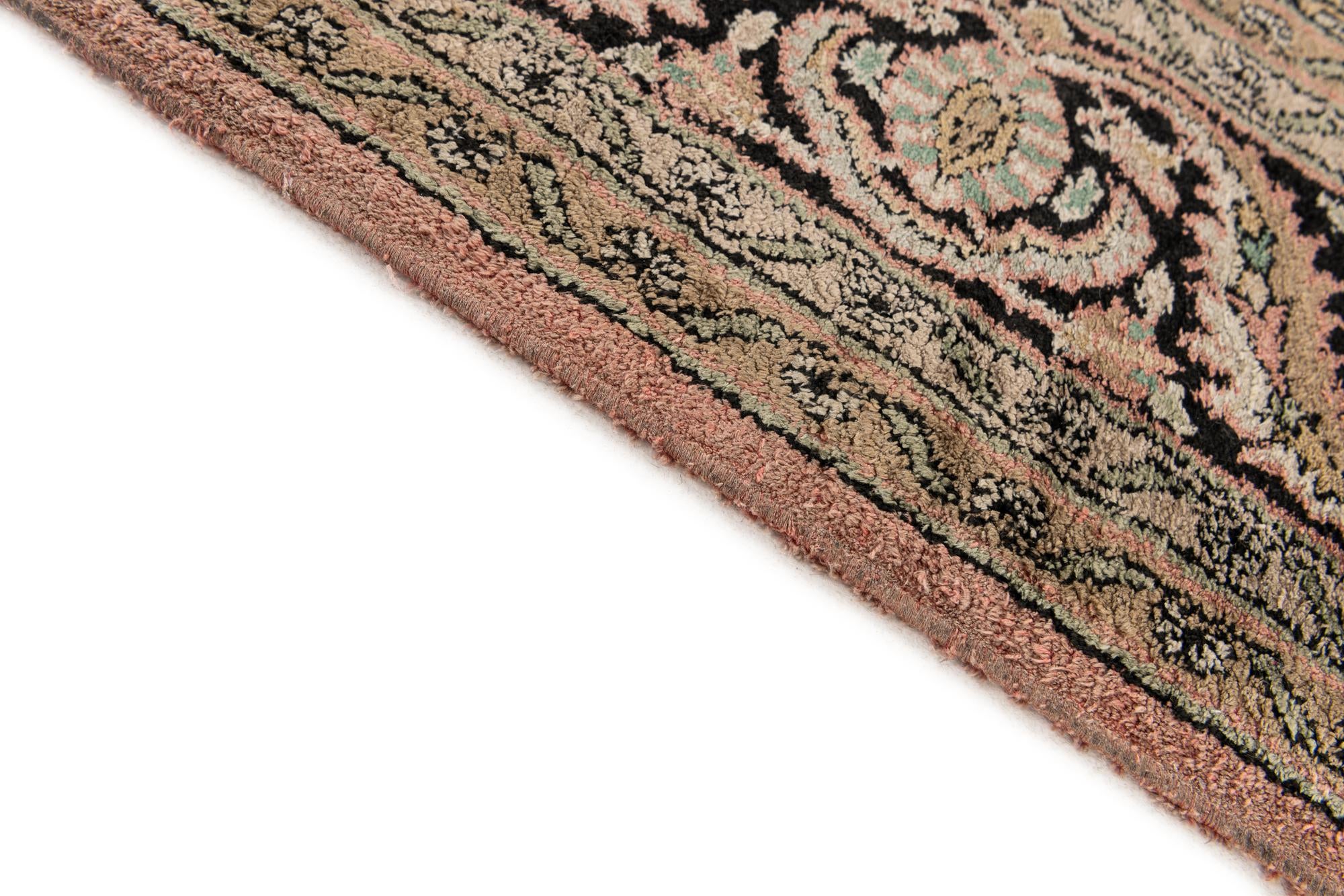 4' 1 x 6' 2 Hand Knotted Kashmir Wool Rug