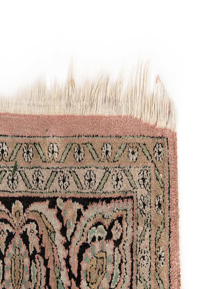 4' 1 x 6' 2 Hand Knotted Kashmir Wool Rug