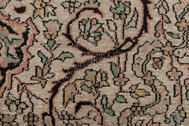 4' 1 x 6' 2 Hand Knotted Kashmir Wool Rug