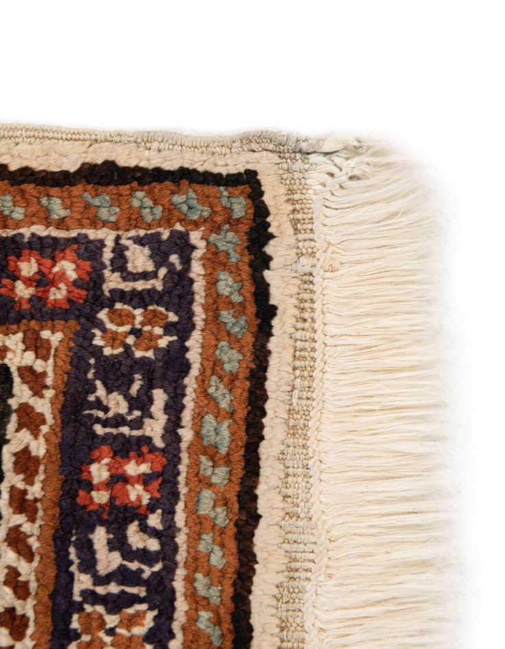 Detail image of 3' x 4' 4  Hand Knotted Kashmir Oriental Wool Rug