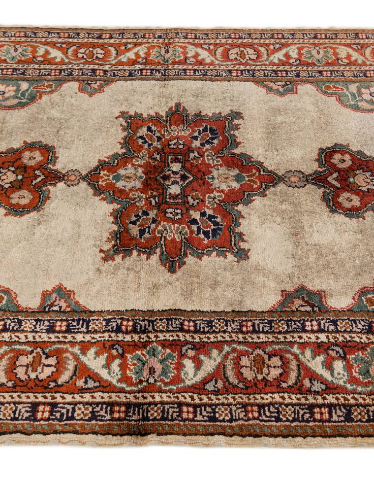 Detail image of 3' x 4' 4  Hand Knotted Kashmir Oriental Wool Rug