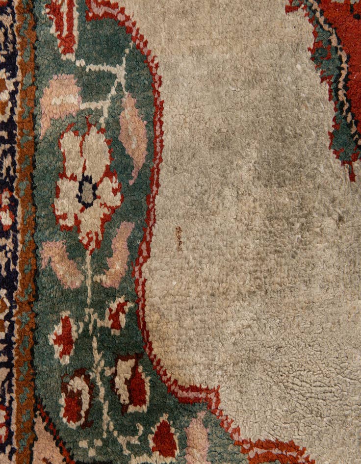 Detail image of 3' x 4' 4  Hand Knotted Kashmir Oriental Wool Rug