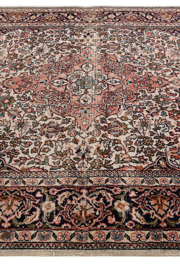 Detail image of 3' x 5' Hand Knotted Kashmir Oriental Wool Rug