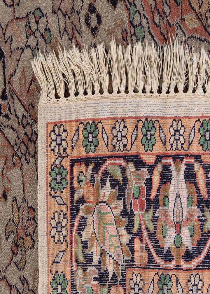 3' x 4' 8 Hand Knotted Kashmir Oriental Wool Rug
