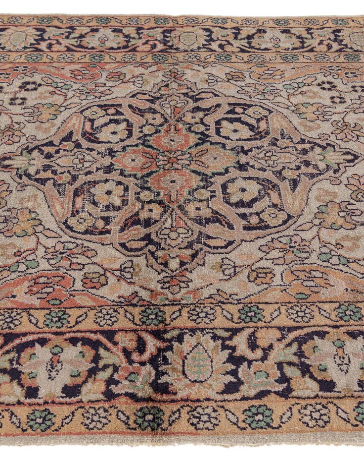 Detail image of 3' x 4' 8 Hand Knotted Kashmir Oriental Wool Rug