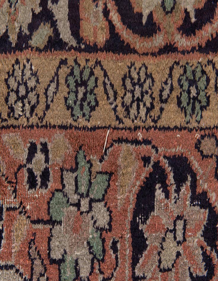 Detail image of 3' x 4' 8  Hand Knotted Kashmir Oriental Wool Rug