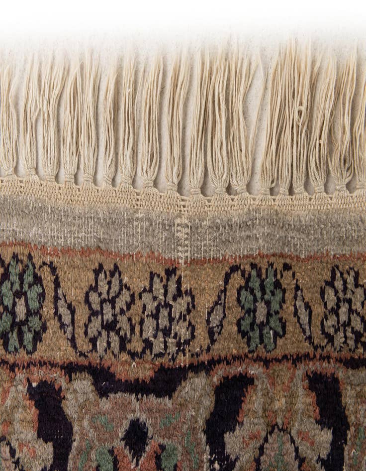 Detail image of 3' x 4' 8  Hand Knotted Kashmir Oriental Wool Rug