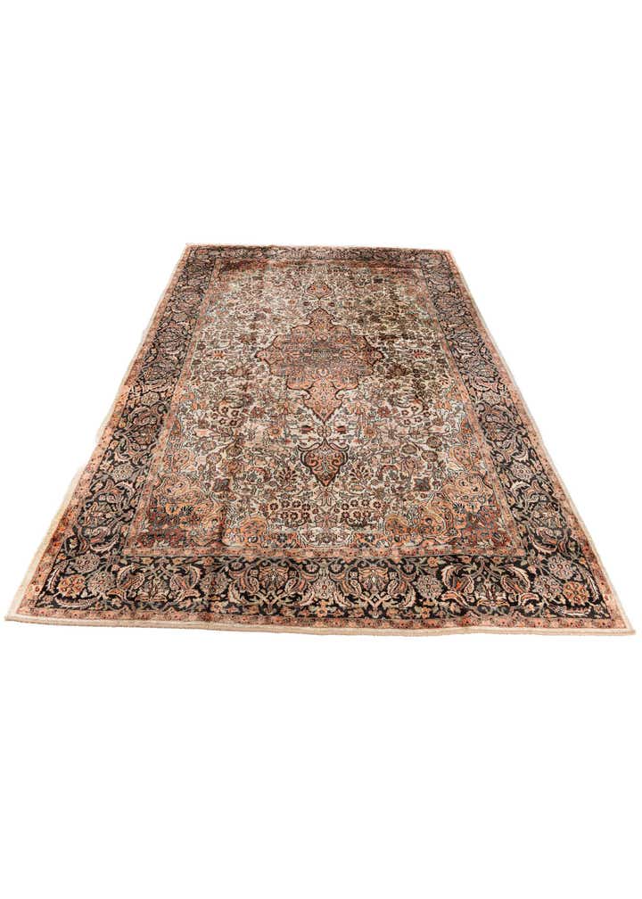 5' 10 x 9' 5 Hand Knotted Kashmir Oriental Rug