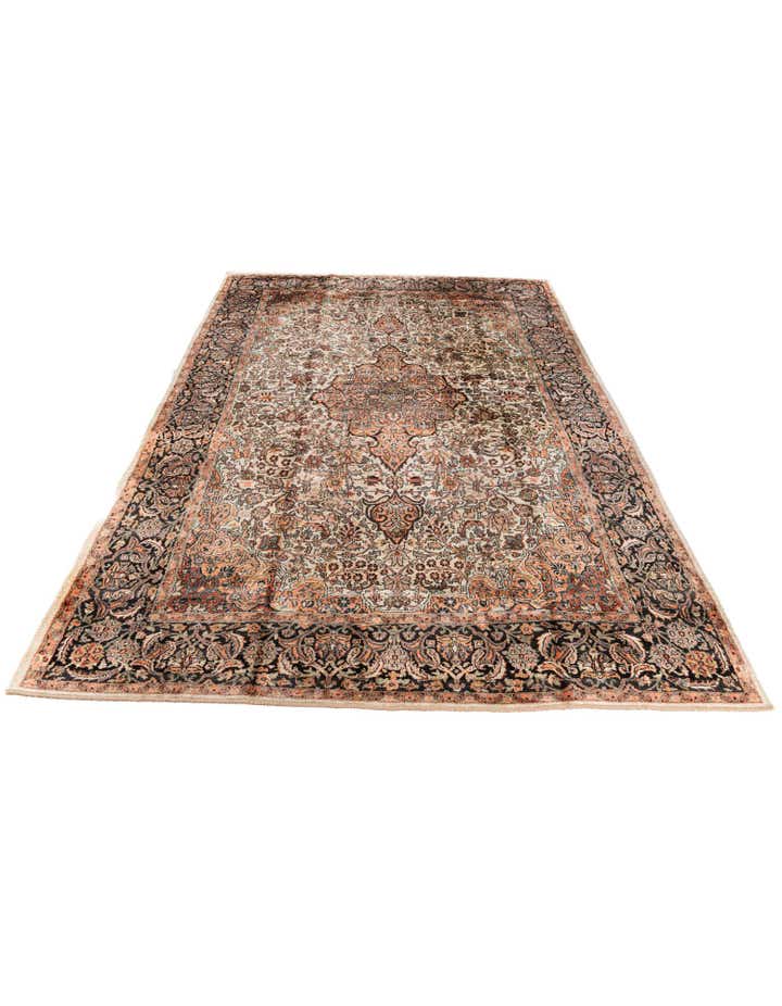 5' 10 x 9' 5 Hand Knotted Kashmir Oriental Rug