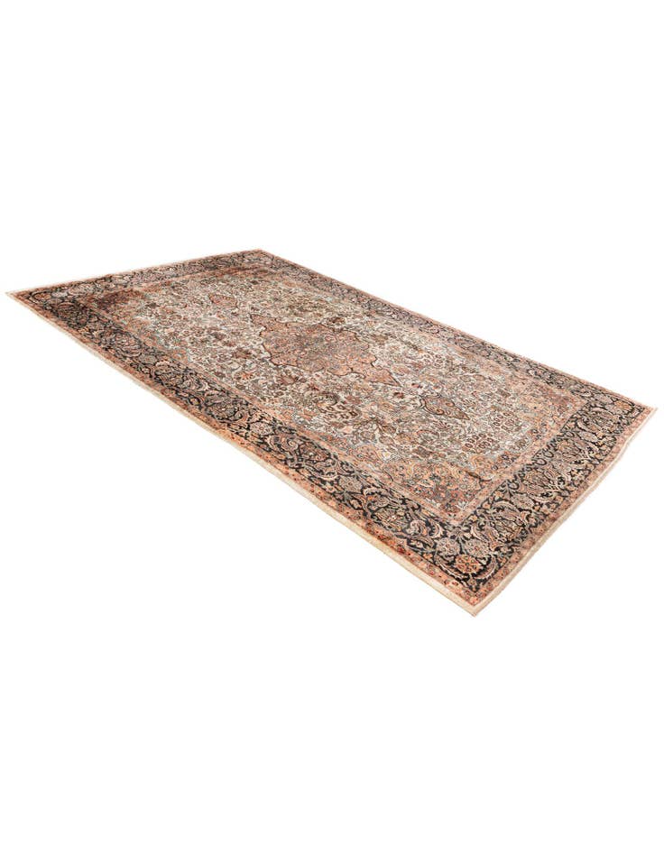 Detail image of 5' 10 x 9' 5 Hand Knotted Kashmir Oriental Rug