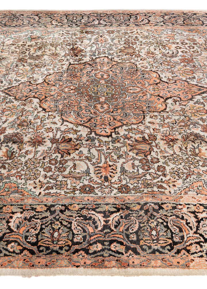 5' 10 x 9' 5 Hand Knotted Kashmir Oriental Rug