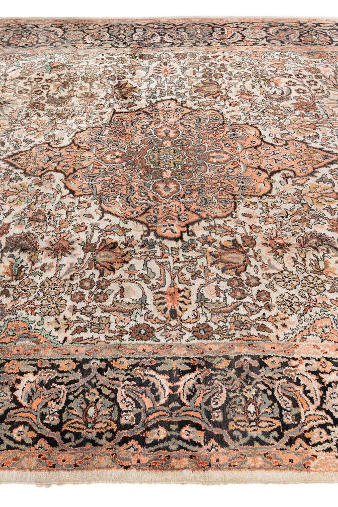 5' 10 x 9' 5 Hand Knotted Kashmir Oriental Rug