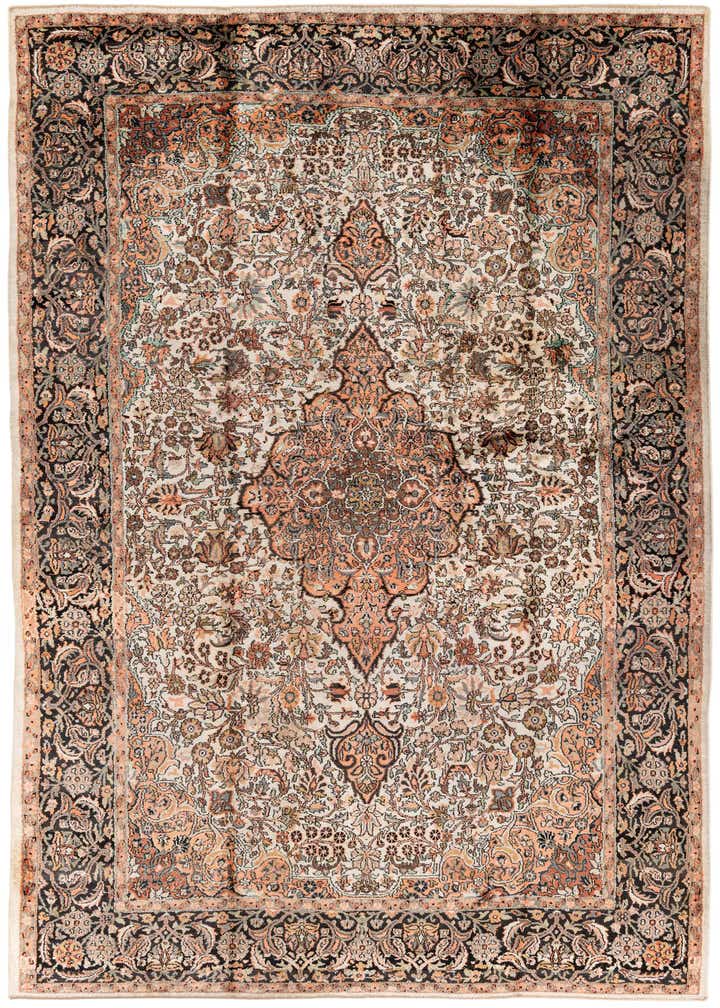 5' 10 x 9' 5 Hand Knotted Kashmir Oriental Rug