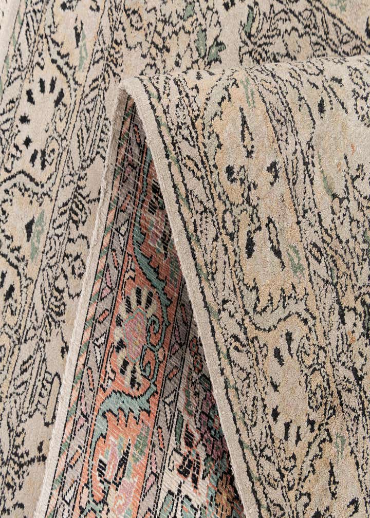 3' 2 x 5' 1 Hand Knotted Kashmir Oriental Wool Rug