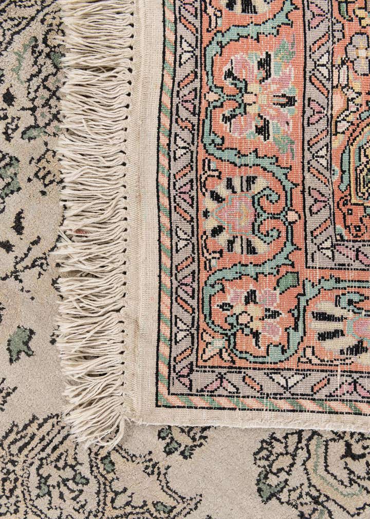 3' 2 x 5' 1 Hand Knotted Kashmir Oriental Wool Rug
