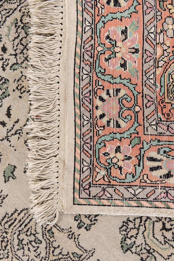 3' 2 x 5' 1 Hand Knotted Kashmir Oriental Wool Rug