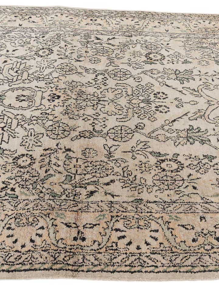 3' 2 x 5' 1 Hand Knotted Kashmir Oriental Wool Rug