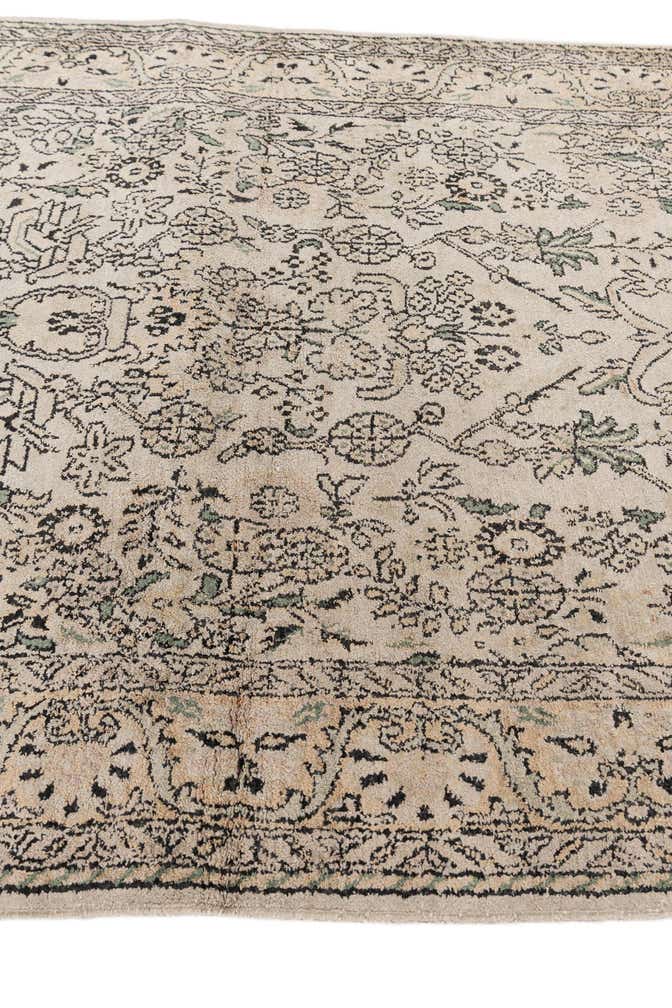 3' 2 x 5' 1 Hand Knotted Kashmir Oriental Wool Rug