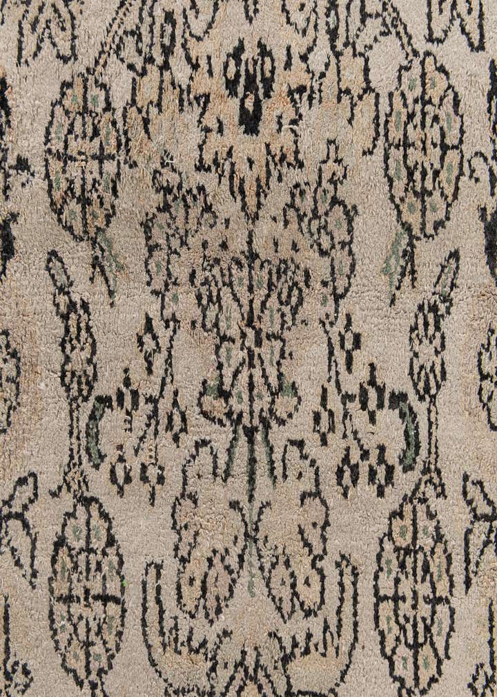 3' 2 x 5' 1 Hand Knotted Kashmir Oriental Wool Rug