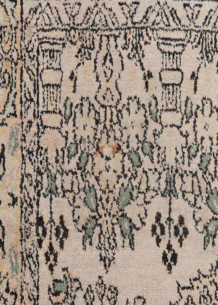 3' 2 x 5' 1 Hand Knotted Kashmir Oriental Wool Rug