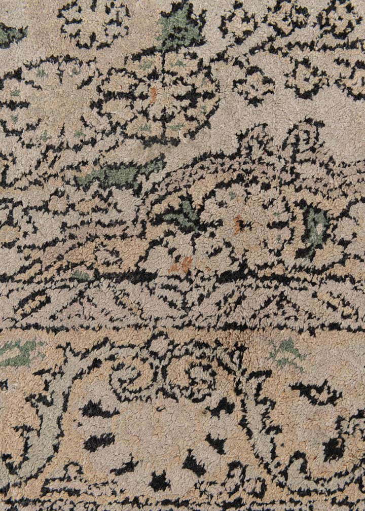 3' 2 x 5' 1 Hand Knotted Kashmir Oriental Wool Rug