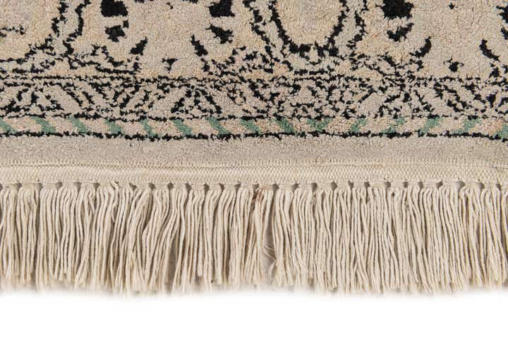 3' 2 x 5' 1 Hand Knotted Kashmir Oriental Wool Rug