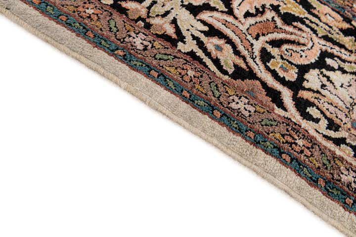 6' 11 x 10' 7 Hand Knotted Kashmir Oriental Wool Rug
