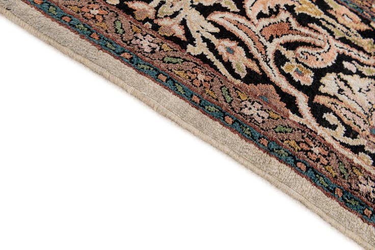 Detail image of 6' 11 x 10' 7 Hand Knotted Kashmir Oriental Wool Rug