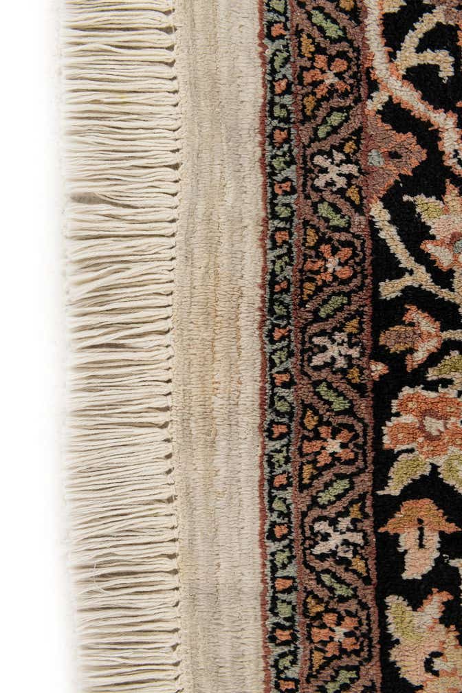 6' 11 x 10' 7 Hand Knotted Kashmir Oriental Wool Rug