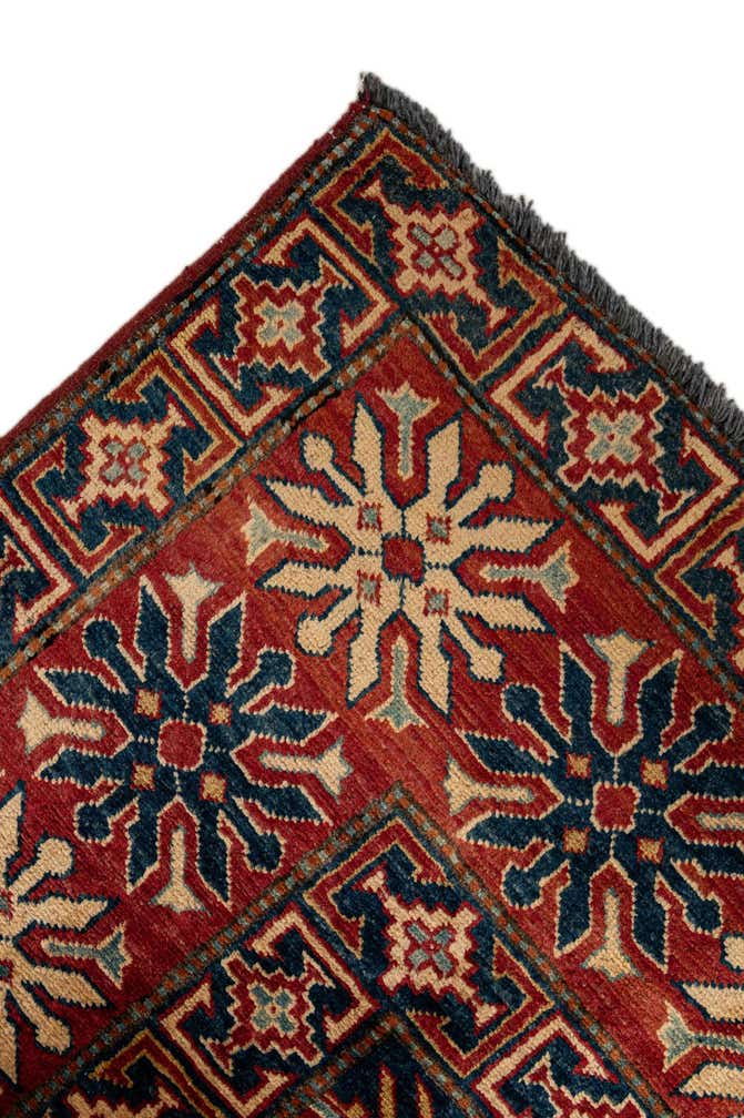 7' 1 x 10' 10 Hand Knotted Kazak Wool Rug