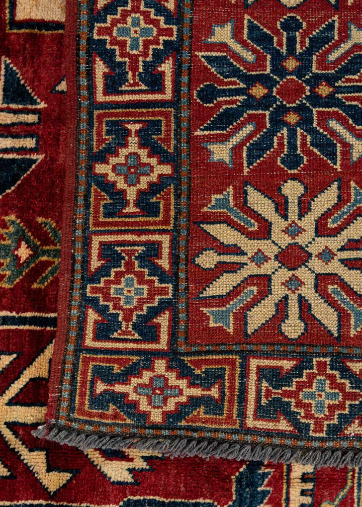 7' 1 x 10' 10 Hand Knotted Kazak Wool Rug