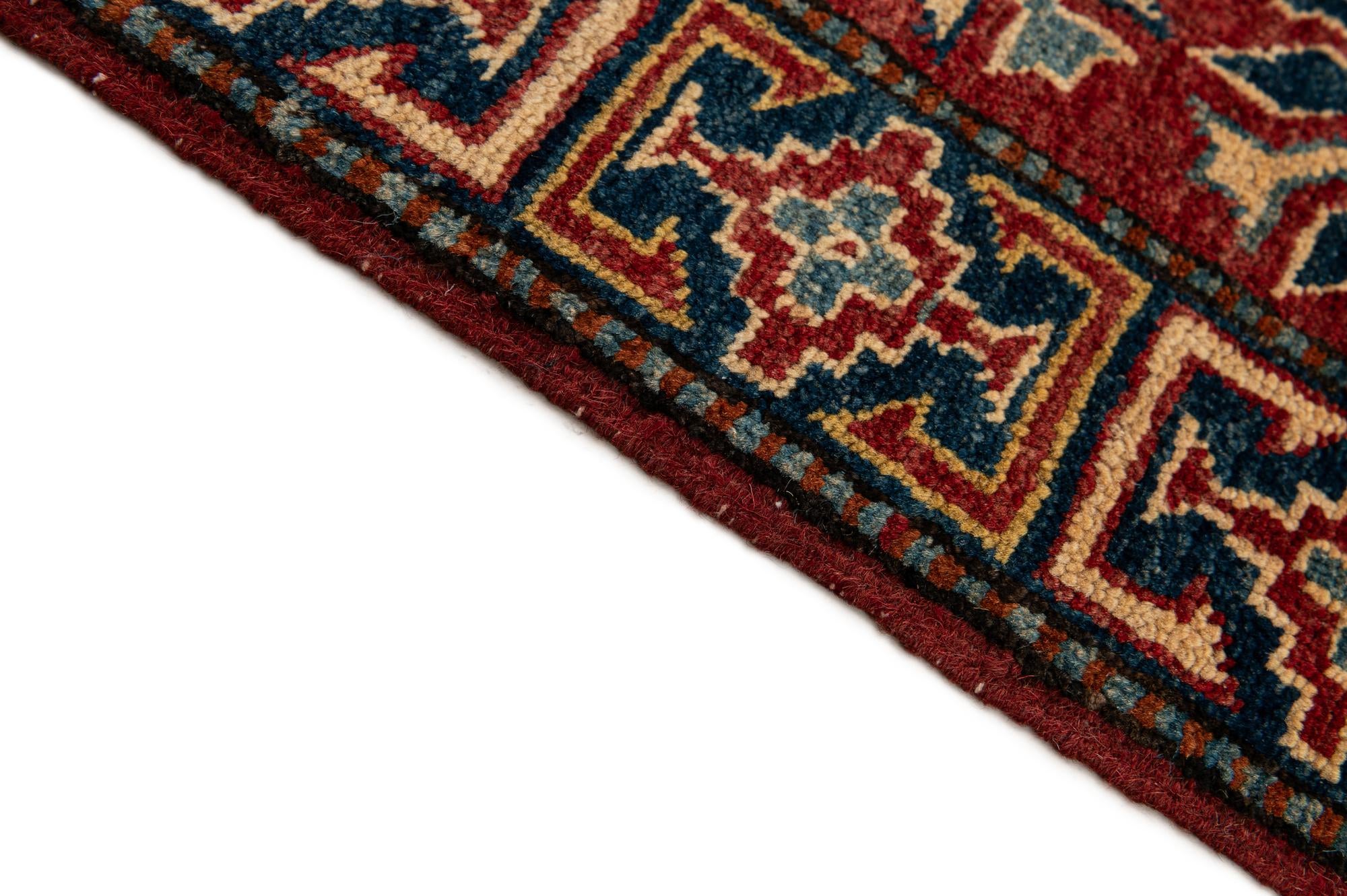 7' 1 x 10' 10 Hand Knotted Kazak Wool Rug