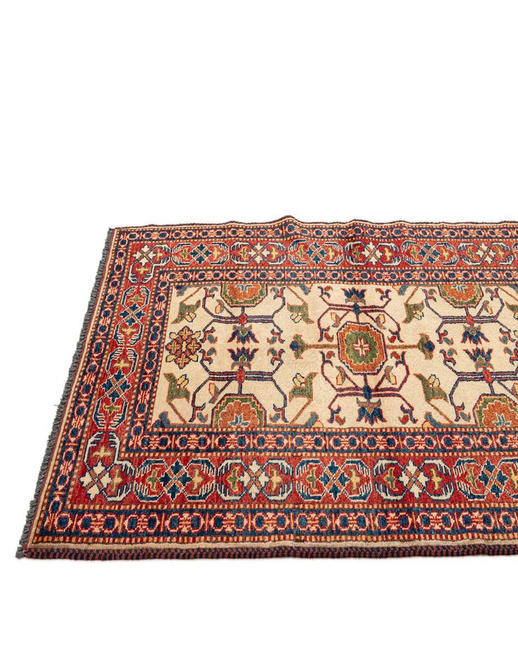 Detail image of 3' x 4' 11  Hand Knotted Kazak Wool Rug