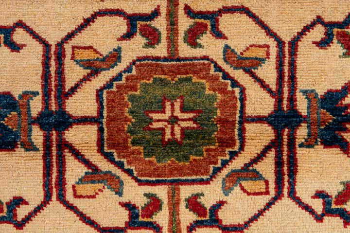 3' x 4' 11 Hand Knotted Kazak Wool Rug