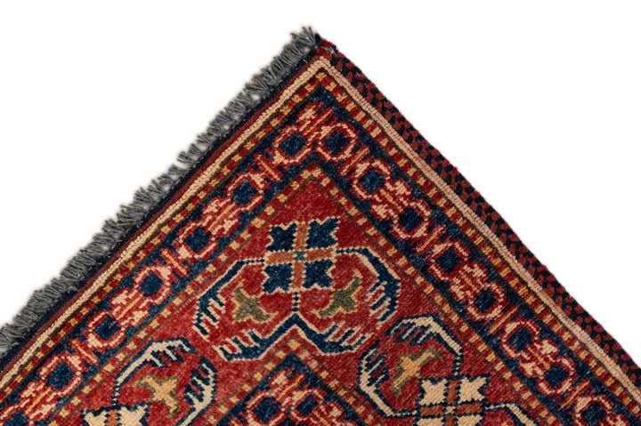 3' x 4' 11 Hand Knotted Kazak Wool Rug
