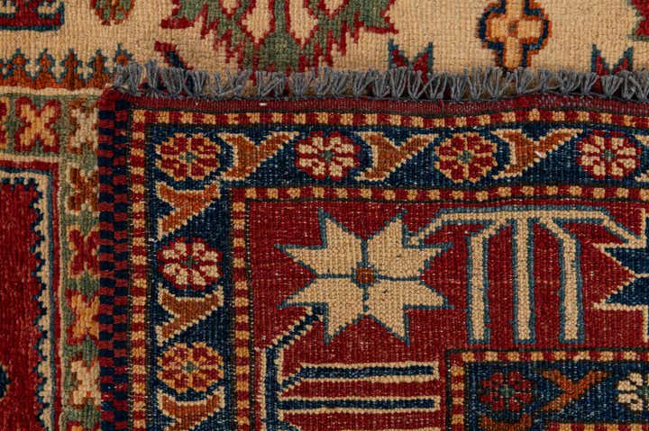 3' 4 x 5' 5 Hand Knotted Kazak Wool Rug