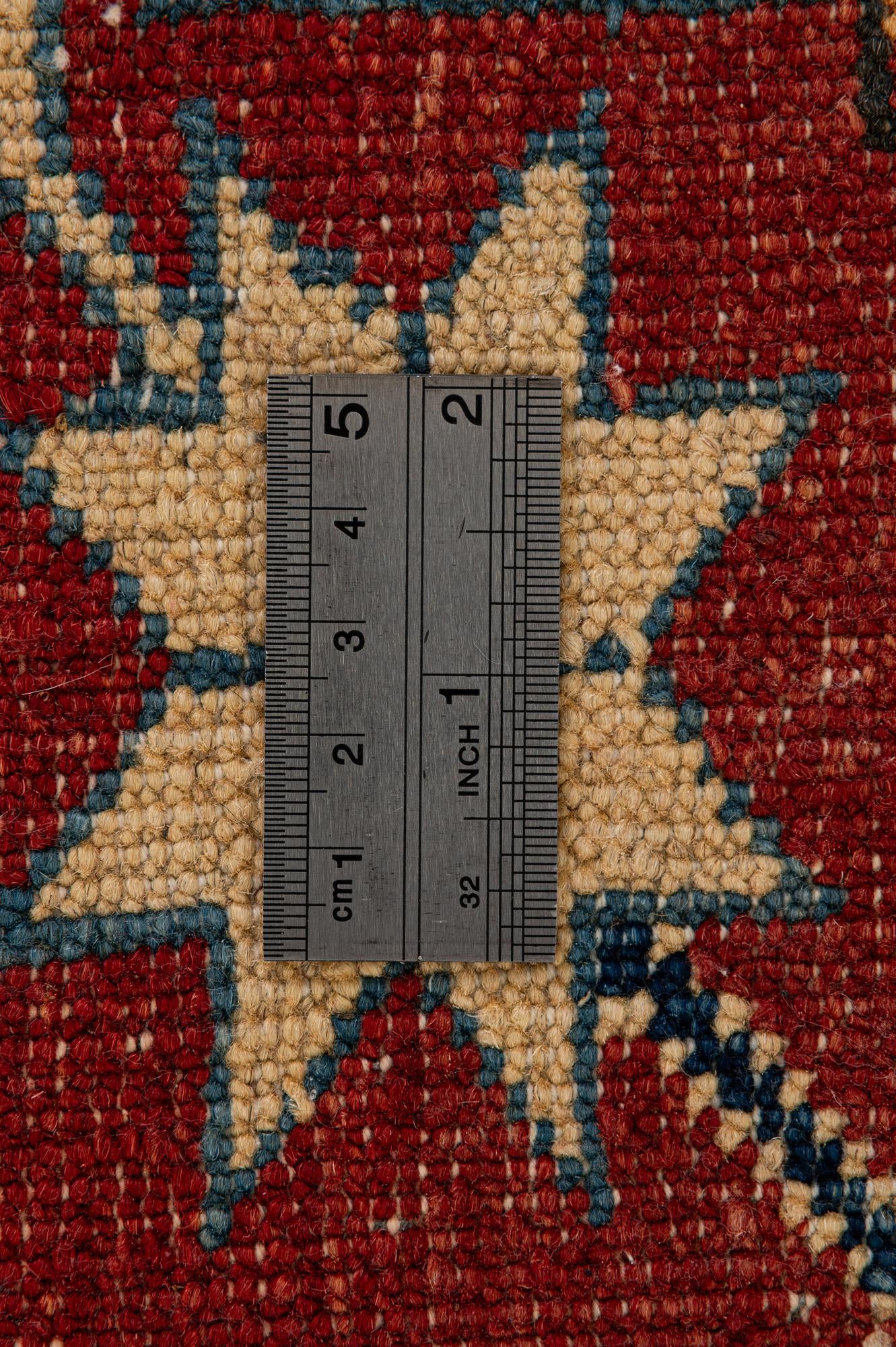 3' 4 x 5' 5 Hand Knotted Kazak Wool Rug