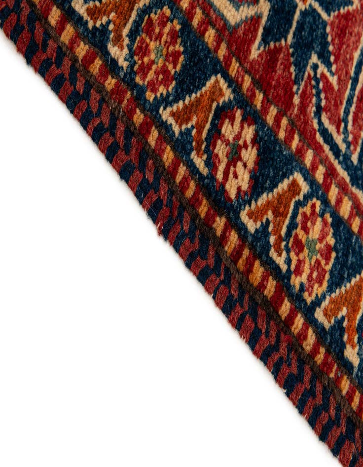 Detail image of 3' 4 x 5' 5  Hand Knotted Kazak Wool Rug