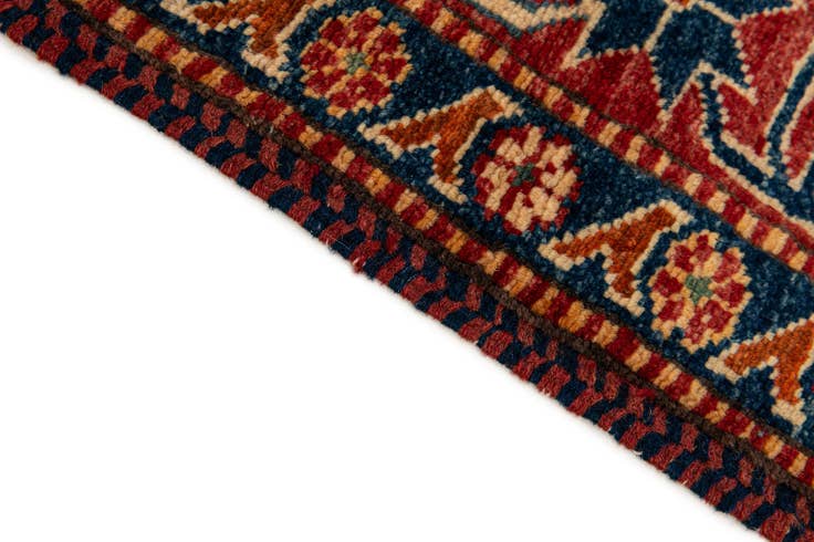Detail image of 3' 4 x 5' 5 Hand Knotted Kazak Wool Rug