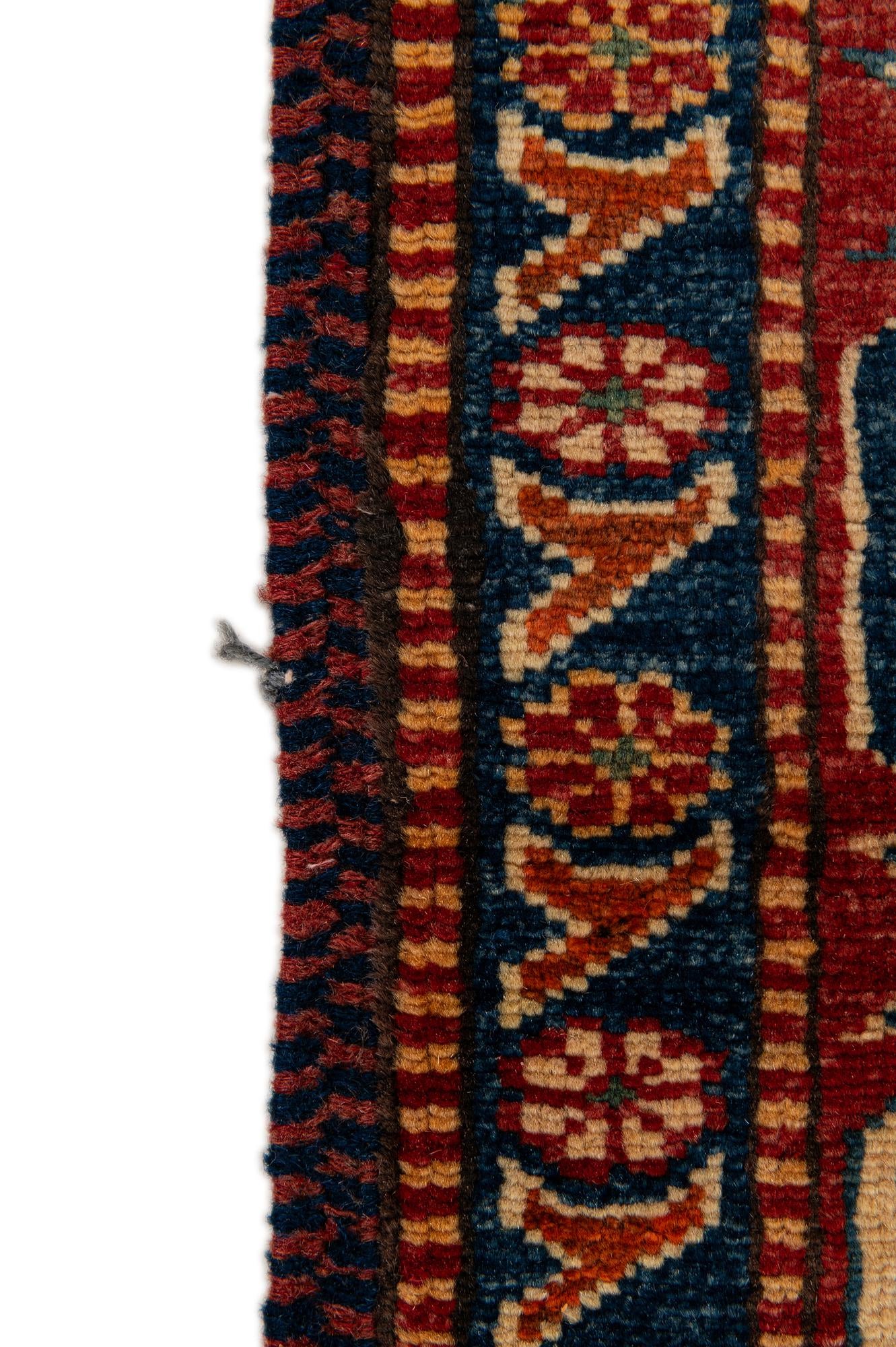 3' 4 x 5' 5 Hand Knotted Kazak Wool Rug