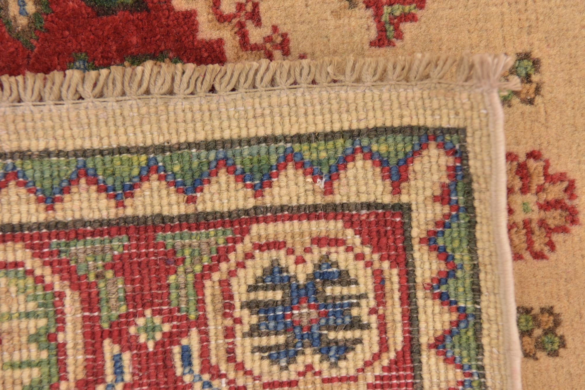 3' 2 x 5' Hand Knotted Kazak Rug
